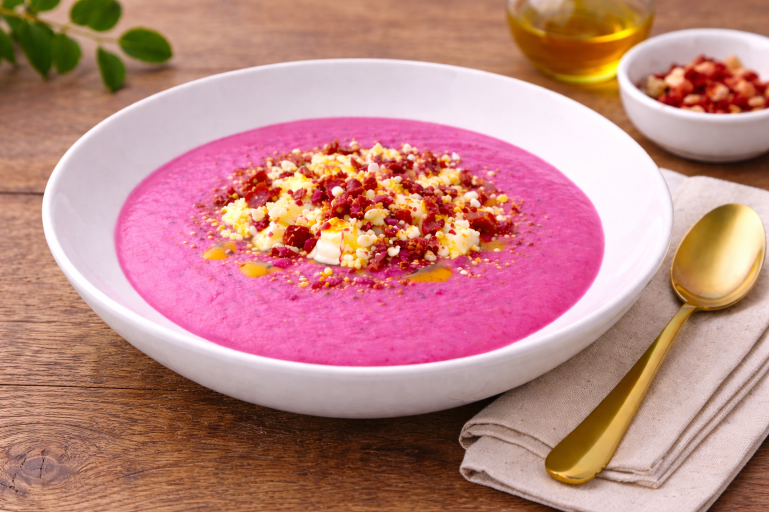 SALMOREJO Y EL PODER FUCSIA
